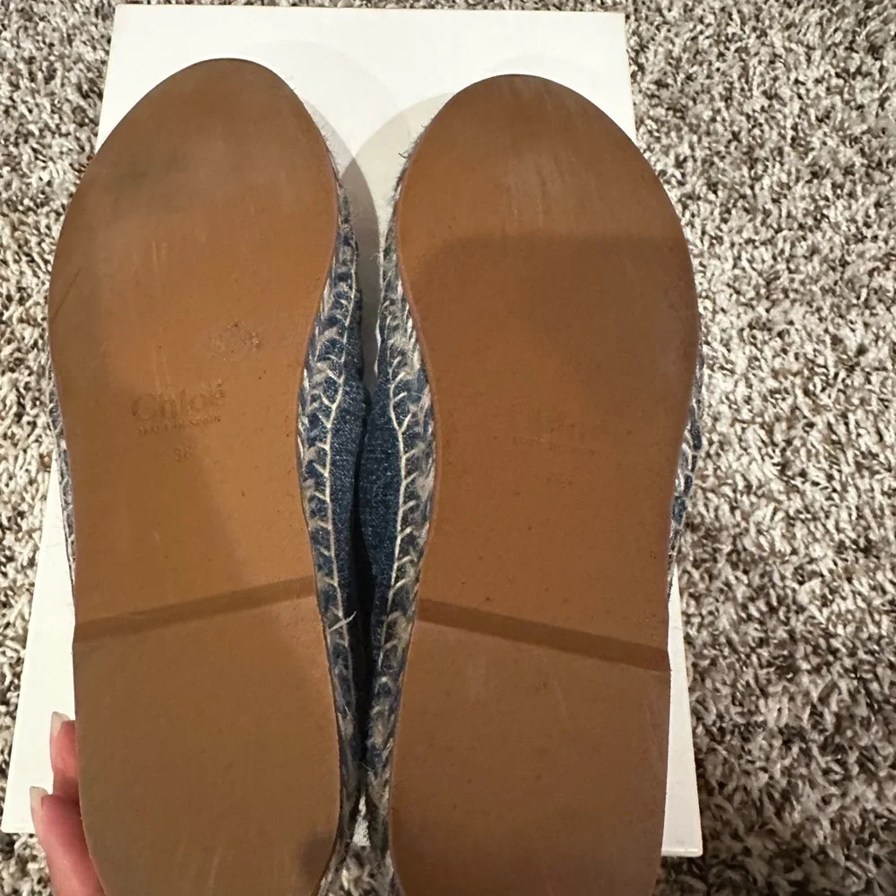 Chloe chic Blue Espadrilles